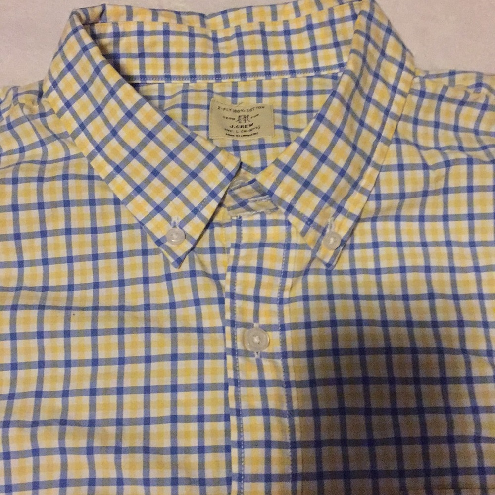 Jcrew plaid button down shirt